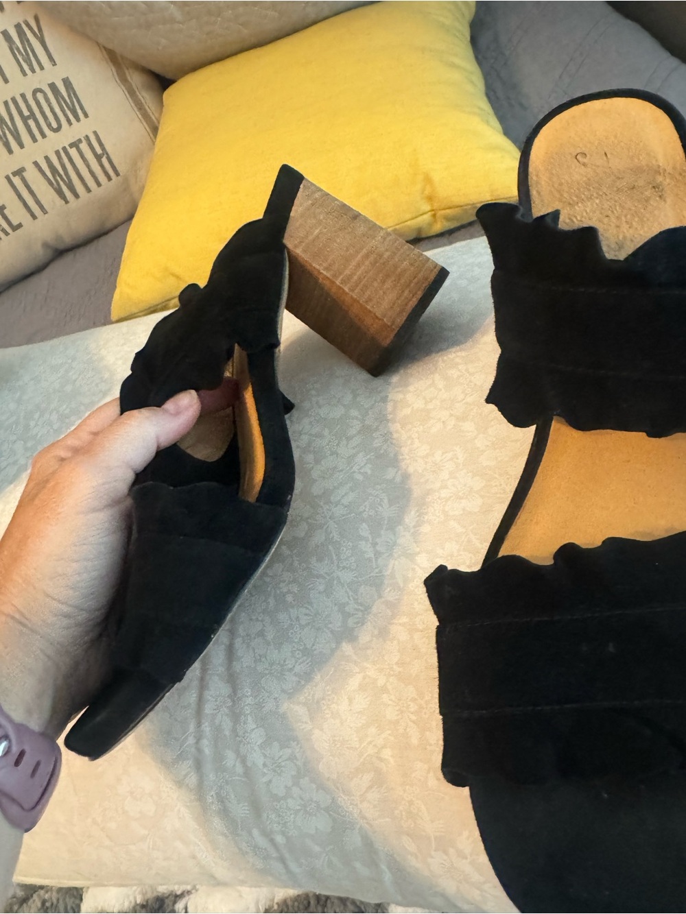 Free People Rosie Ruffle Heel - Picture 6 of 8